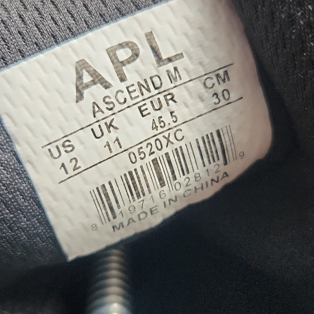 APL Ascend‎ Sneakers Black Size Men's 12